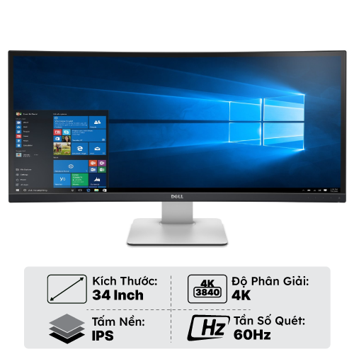 Màn Hình DELL U3415W IPS 4K CONG - 34 Inch SPEAKER