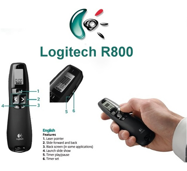 Thiết bị trình chiếu Logitech R800